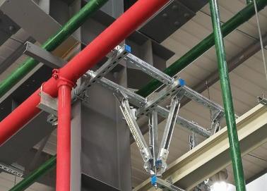 麟游该抗震支架的整体式支吊架结构协调性好